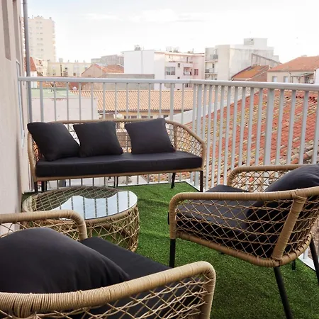 Appartement 'l'elegant' Centre, Parking Prive, Clim, Terrasse Sète